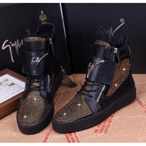 Giuseppe Zanotti High Tops Shoes For Men #146182 $108.00 USD, Wholesale Replica Giuseppe Zanotti High Tops Shoes