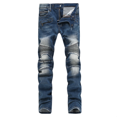 Balmain Jeans For Men Trousers #238686 $64.00 USD, Wholesale Replica Balmain Jeans