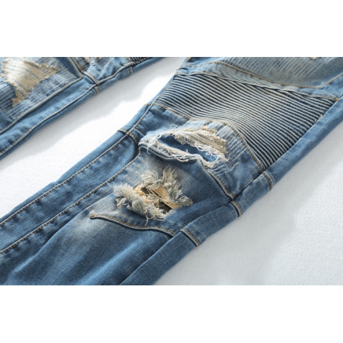 Replica Balmain Jeans For Men Trousers #238688 $68.00 USD for Wholesale