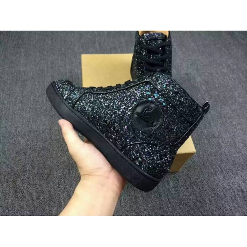 Christian Louboutin CL High Tops Shoes For Men #238762 $98.00 USD, Wholesale Replica Christian Louboutin High Top Shoes