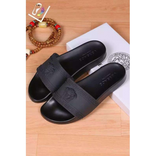 Versace Slippers For Men #262176 $42.00 USD, Wholesale Replica Versace Slippers