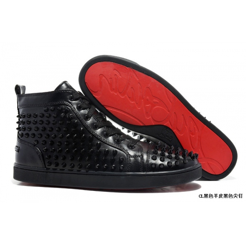 Christian Louboutin CL High Tops Shoes For Men #265315 $115.00 USD, Wholesale Replica Christian Louboutin High Top Shoes