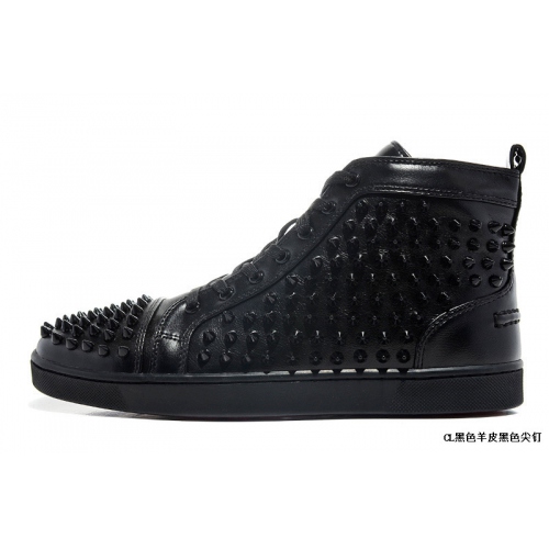 Replica Christian Louboutin CL High Tops Shoes For Women #265343 $115.00 USD for Wholesale