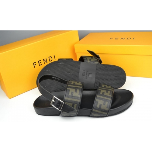 Fendi Sandal For Men #285882 $46.00 USD, Wholesale Replica Fendi Sandal