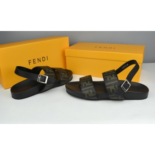 Replica Fendi Sandal For Men #285882 $46.00 USD for Wholesale