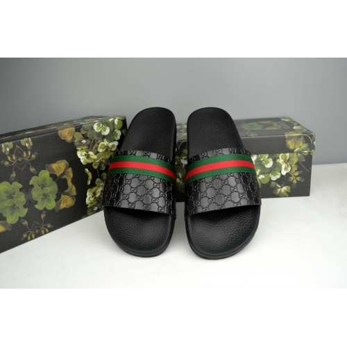 Replica Gucci Slippers For Men #285952 $44.00 USD for Wholesale