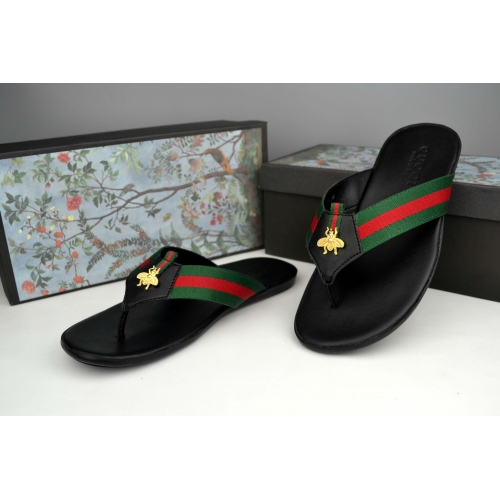 Gucci Slippers For Men #286000 $42.10 USD, Wholesale Replica Gucci Slippers