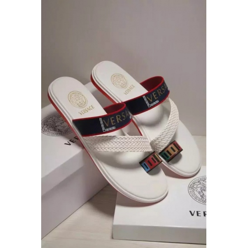 Versace Slippers For Men #289403 $42.80 USD, Wholesale Replica Versace Slippers