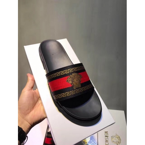 Versace Slippers For Men #296683 $42.10 USD, Wholesale Replica Versace Slippers