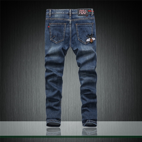 Replica Gucci Jeans For Men #312875 $40.00 USD for Wholesale