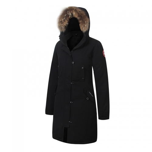 Canada Goose Down Coats Long Sleeved For Women #337062 $170.00 USD, Wholesale Replica Canada Goose Down Feather Coat