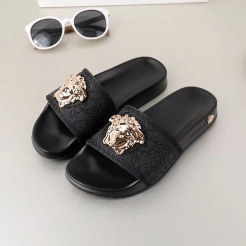 Versace Slippers For Men #365640 $40.00 USD, Wholesale Replica Versace Slippers