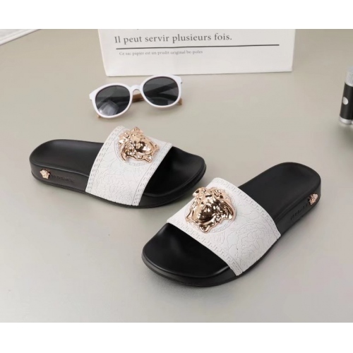 Versace Slippers For Men #365641 $45.00 USD, Wholesale Replica Versace Slippers