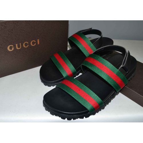 Gucci Sandal For Men #365795 $42.10 USD, Wholesale Replica Gucci Sandal