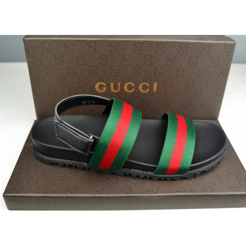 Replica Gucci Sandal For Men #365795 $42.10 USD for Wholesale