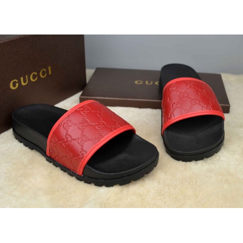 Gucci Slippers For Men #365830 $42.10 USD, Wholesale Replica Gucci Slippers