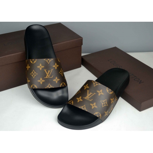 Louis Vuitton LV Slippers For Men #368555 $40.00 USD, Wholesale Replica Louis Vuitton Slippers