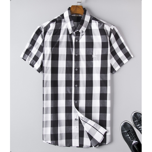 Byrberry Shirts Short Sleeved For Men #382514 $31.30 USD, Wholesale Replica Burberry Shirts