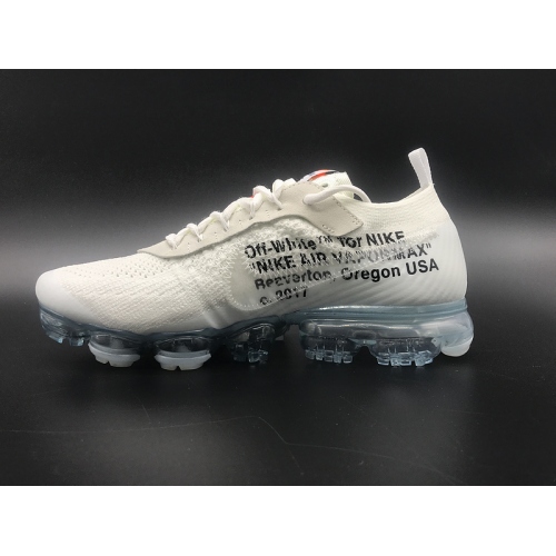 Off White &amp; Nike Air VaporMax For Men #382598 $66.00 USD, Wholesale Replica Nike Air VaporMax Flyknit