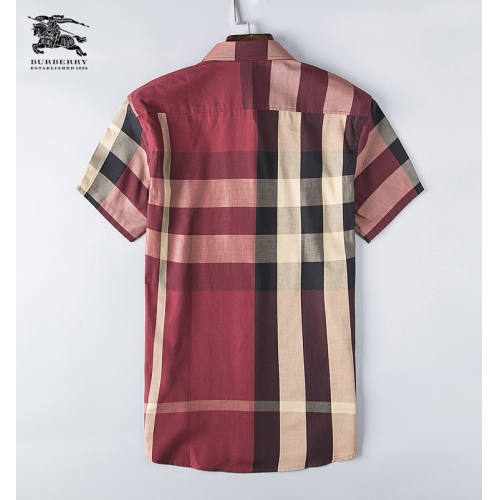 Replica Burberry Shirts Short Sleeved For Men #401615 $32.80 USD for Wholesale