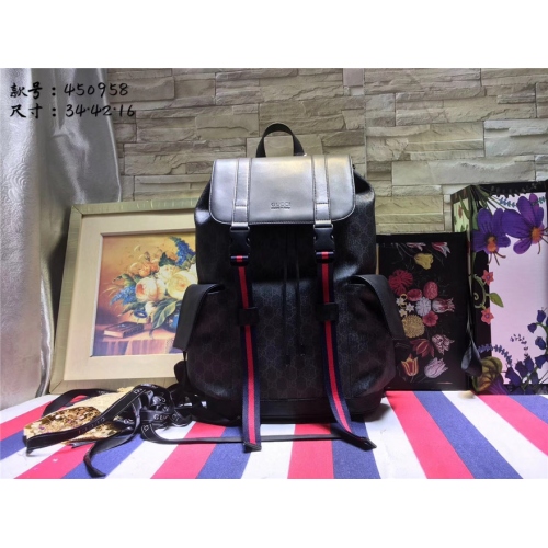 Gucci AAA Quality Backpacks #403183 $107.00 USD, Wholesale Replica Gucci AAA Quality Backpacks