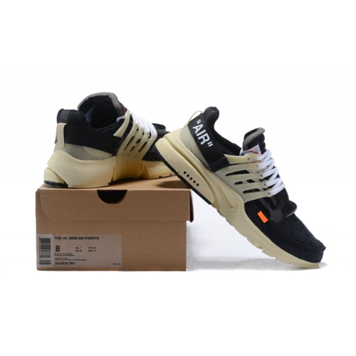 Replica Off-White x Nike Air Presto For Women #403453 $60.00 USD for Wholesale