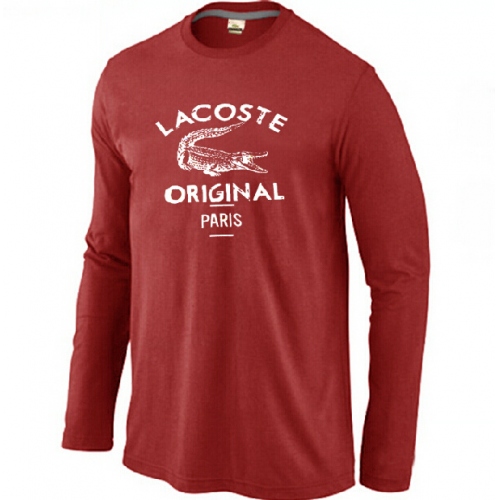 Lacoste T-Shirts Long Sleeved For Men #413857 $24.80 USD, Wholesale Replica Lacoste T-Shirts