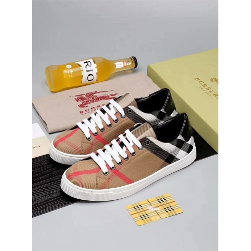 Burberry Shoes For Women #423478 $80.00 USD, Wholesale Replica Burberry Casual Shoes