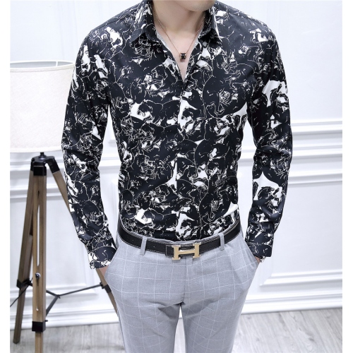 Dolce &amp; Gabbana Shirts Long Sleeved For Men #428480 $80.00 USD, Wholesale Replica Dolce &amp; Gabbana D&amp;G Shirts