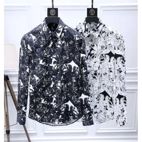 Replica Dolce & Gabbana Shirts Long Sleeved For Men #428480 $80.00 USD for Wholesale