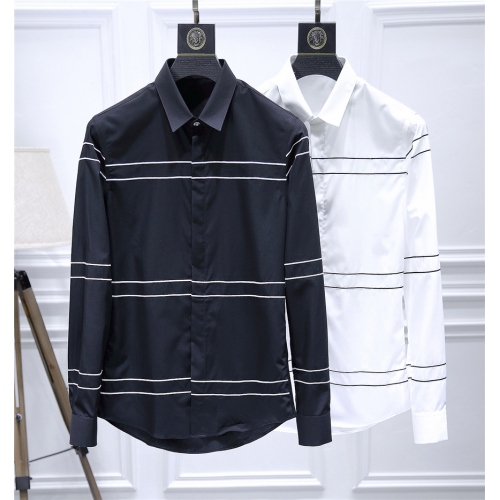 Replica Armani Shirts Long Sleeved For Men #428538 $86.50 USD for Wholesale