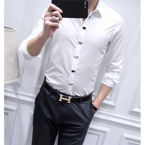 Replica Armani Shirts Long Sleeved For Men #428542 $86.50 USD for Wholesale