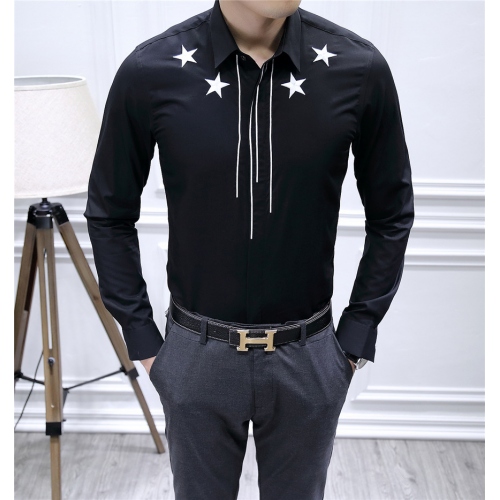 Givenchy shirts Long Sleeved For Men #428606 $86.50 USD, Wholesale Replica Givenchy Shirts