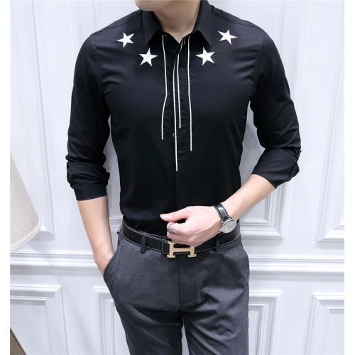 Replica Givenchy shirts Long Sleeved For Men #428606 $86.50 USD for Wholesale