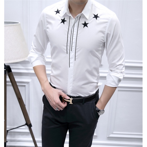 Replica Givenchy shirts Long Sleeved For Men #428607 $86.50 USD for Wholesale