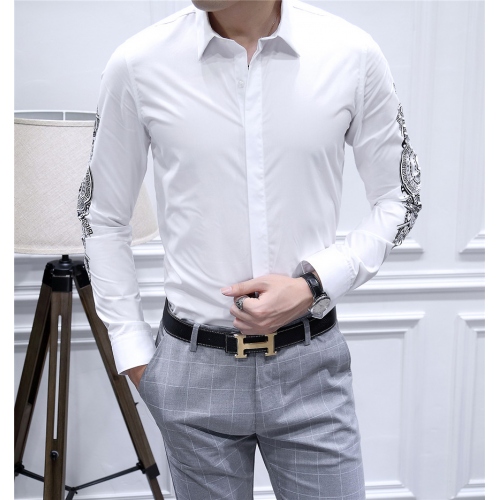 Dolce &amp; Gabbana Shirts Long Sleeved For Men #428642 $86.50 USD, Wholesale Replica Dolce &amp; Gabbana D&amp;G Shirts