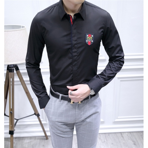 Gucci Shirts Long Sleeved For Men #428656 $82.00 USD, Wholesale Replica Gucci Shirts