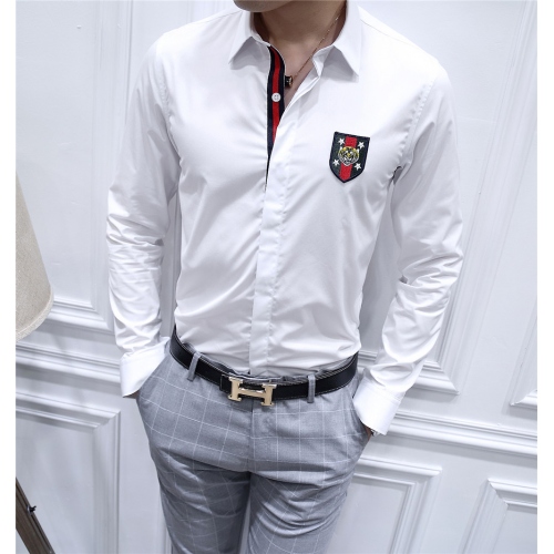 Gucci Shirts Long Sleeved For Men #428657 $82.00 USD, Wholesale Replica Gucci Shirts