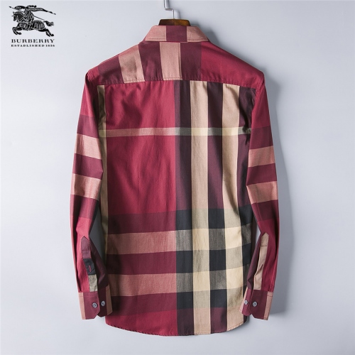 Replica Burberry Shirts Long Sleeved For Men #428727 $40.00 USD for Wholesale