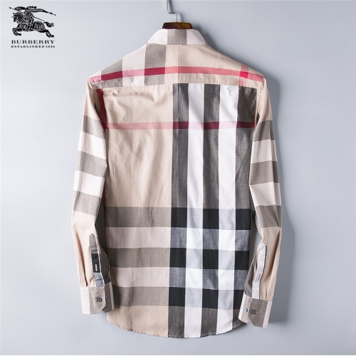 Replica Burberry Shirts Long Sleeved For Men #428728 $40.00 USD for Wholesale