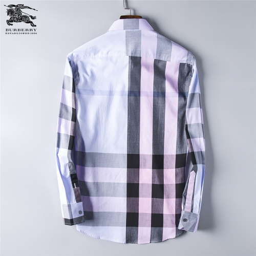 Replica Burberry Shirts Long Sleeved For Men #428729 $40.00 USD for Wholesale