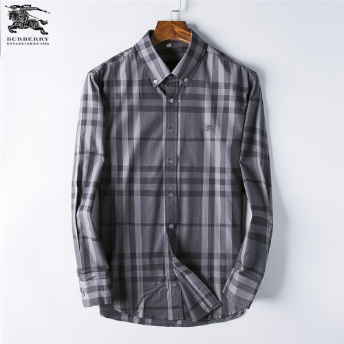 Burberry Shirts Long Sleeved For Men #428748 $38.00 USD, Wholesale Replica Burberry Shirts