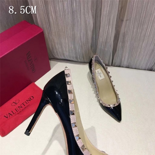 Replica Valentino High-Heeled Shoes For Women #432724 $81.00 USD for Wholesale