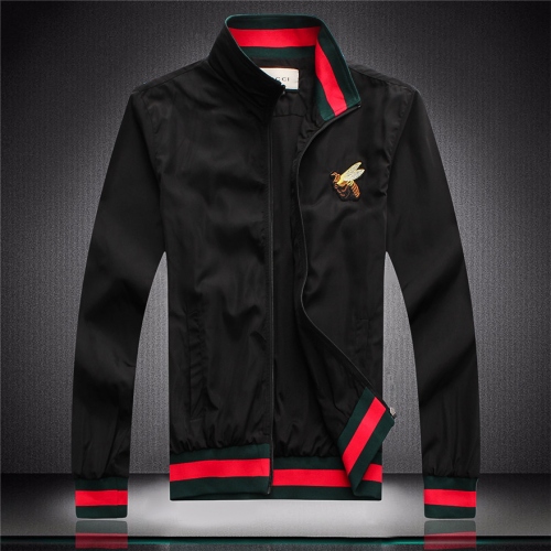 Gucci Jackets Long Sleeved For Men #434437 $52.00 USD, Wholesale Replica Gucci Jackets