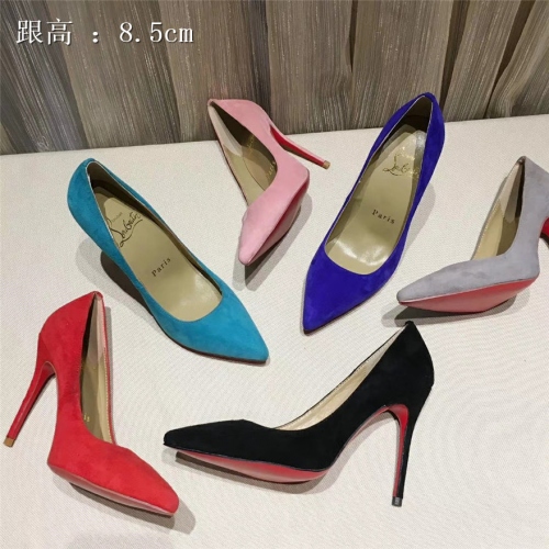 Replica Christian Louboutin CL High-heeled Shoes For Women #436609 $82.50 USD for Wholesale