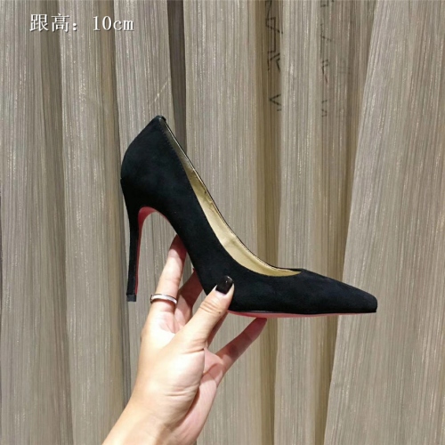 Christian Louboutin CL High-heeled Shoes For Women #436641 $82.50 USD, Wholesale Replica Christian Louboutin High-heeled shoes