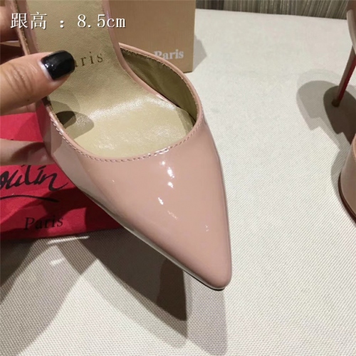 Replica Christian Louboutin CL High-heeled Shoes For Women #436649 $82.50 USD for Wholesale