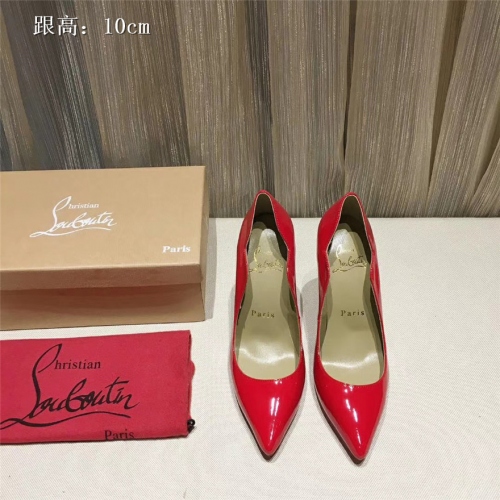 Replica Christian Louboutin CL High-heeled Shoes For Women #436666 $82.50 USD for Wholesale