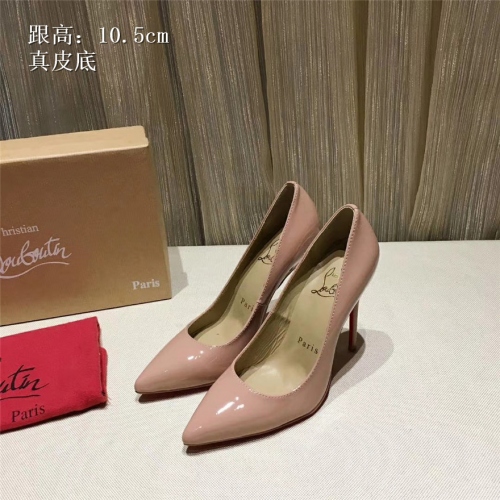 Christian Louboutin CL High-heeled Shoes For Women #436797 $87.00 USD, Wholesale Replica Christian Louboutin High-heeled shoes