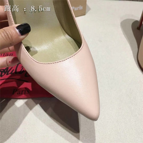 Replica Christian Louboutin CL High-heeled Shoes For Women #436802 $87.00 USD for Wholesale